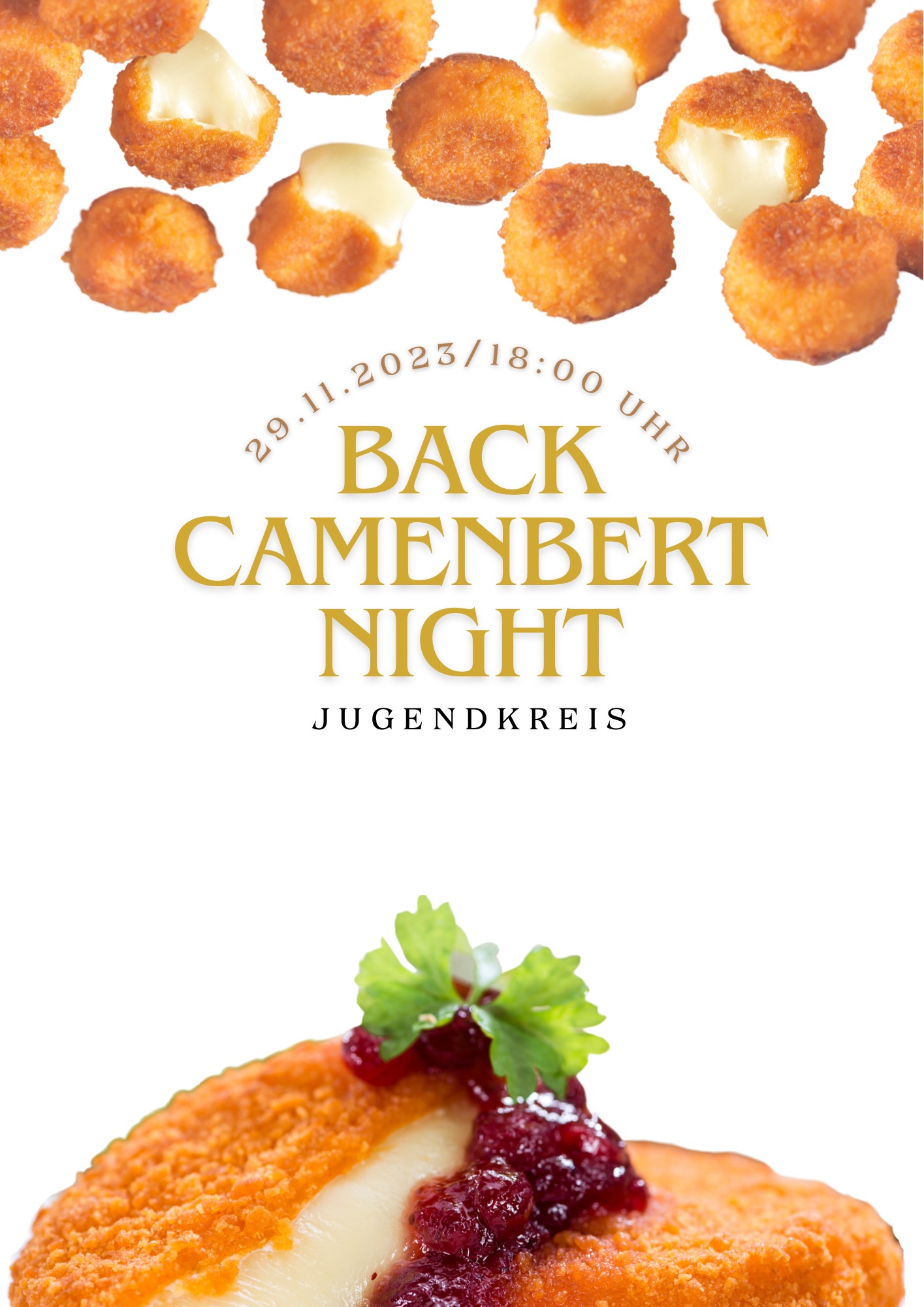 Kulinarik pur: Back-Camembert Abend
